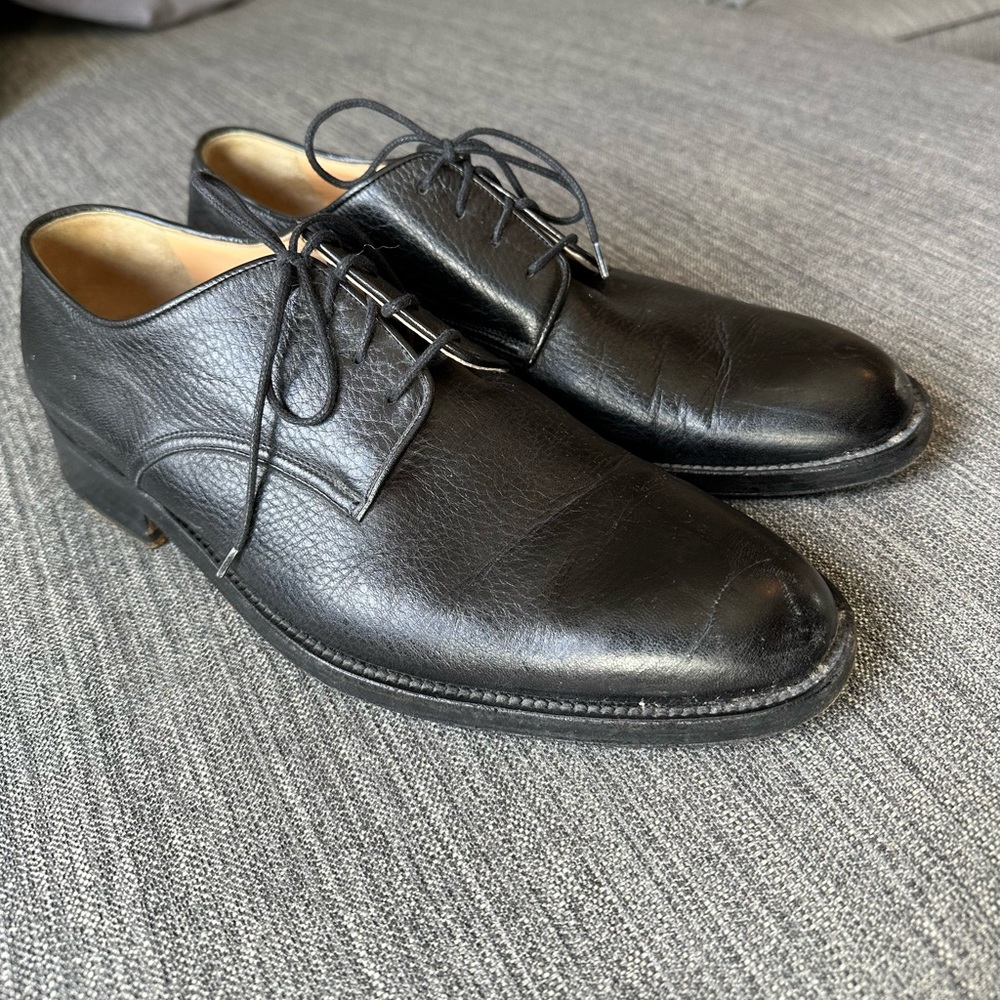 Walter Steiger Pebbled Leather Dress Shoes